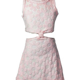 FLOWERS BY ZOE TERRY TANK DRESS DRESS - BABY PINK