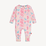 MACNETIC ME FOOTIE - PINK PARTY ANIMALS