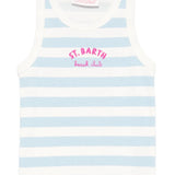 MC2 SAINT BARTH TANK - BEACH STRIPE/BLUE
