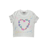 FIREHOUSE T-SHIRT - WHITE/BUTTERFLY HEART