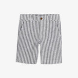 APPAMAN TROUSER SHORT - NAVY STRIPE