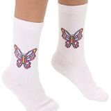 LIVING ROYAL CREW SOCKS - BUTTERFLY