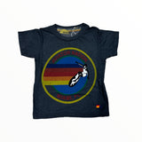 AVIATOR NATION KID'S MIAMI TEE - CHARCOAL