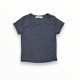 T2LOVE S/S CLASSIC FITTED TEE - HEATHERED NAVY