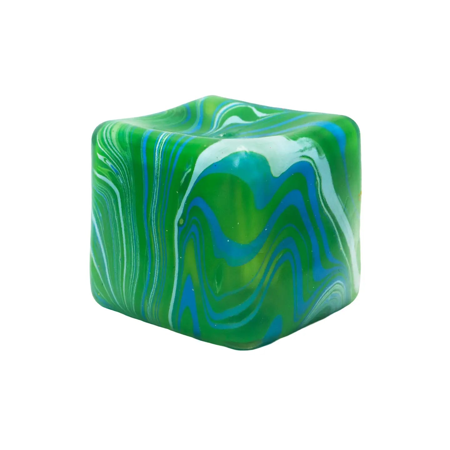MEANT 2 BE COLORFUL MARBLED CUBE PUTTY FILLED SQUISHY