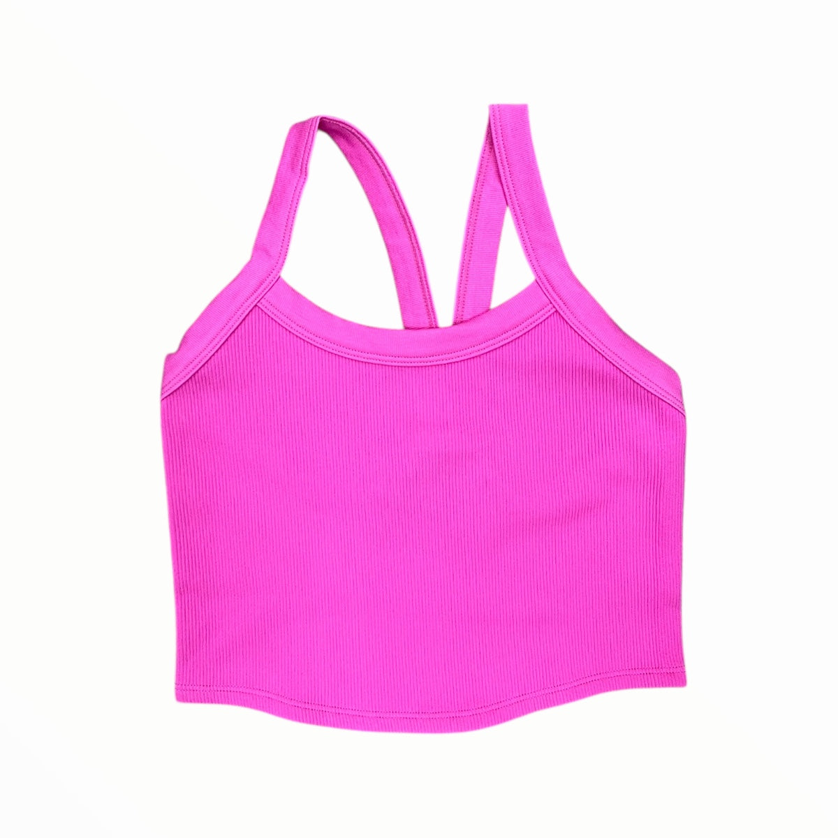 MALIBU SUGAR RACER BACK CROP TANK - 7-12
