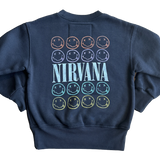 ROWDY SPROUT NIRVANA SWEATSHIRT - BLACK