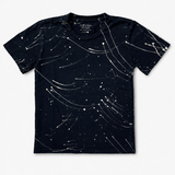 CALIFORNIAN VINTAGE T-SHIRT -BLACK/SPLATTER