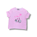 FIREHOUSE T-SHIRT - ICE PINK/CHERRY BOW