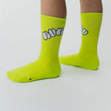 NUNUNU BUBBLY SOCKS - HOT LIME