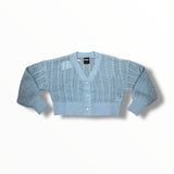 KATIE J. ERICA CARDIGAN - GLACIER BLUE