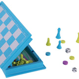 ISCREAM 3-IN-1 CHESS, CHECKERS AND BACKGAMMON MAGNETIC GAME SET