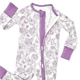 SHAE AND PALMER FOOTIE - AMETHYST