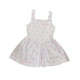 FLOWERS BY ZOE TANK POPLIN DRESS - STRIPE/BOWS