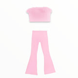 KATIE J TWEEN CHRISTY TOP & PANT - BABY PINK