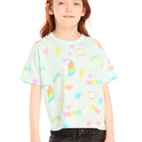 CHASER GIRLS T-SHIRT - UNICORN HEART