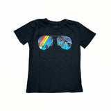 CALIFORNIAN VINTAGE T-SHIRT - CHARCOAL/SUNGLASSES