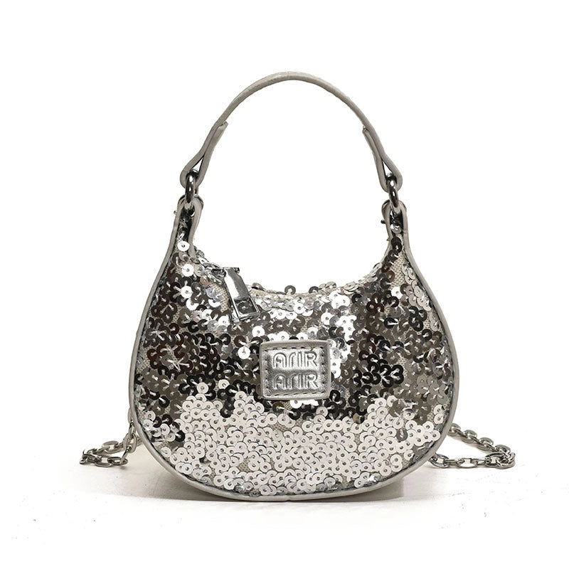 SEQUIN CROSSBODY PURSE