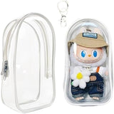 LABUBU KEYCHAIN ZIP CASE - CLEAR