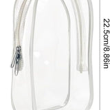 LABUBU KEYCHAIN ZIP CASE - CLEAR