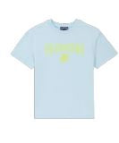 VILEBREQUIN BOYS T-SHIRT - JAUNE/LOGO AND TURTLE