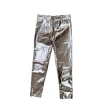 DORI LAME LEGGING - TAUPE SILVER