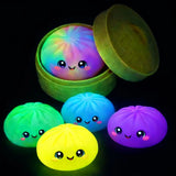 MEANT 2 BE BRAND 4 INCH MYSTERY SQUISHY DUMPLING - GLOW IN THE DARK