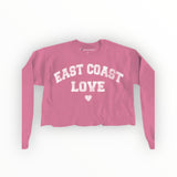 PRINCE PETER CROP PULLOVER - EAST COAST LOVE/ HOT PINK