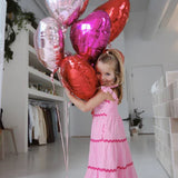 BEACH RIOT CHARLOTTLE DRESS - SWEET BERRY WAVE PINK