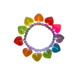 M2B HEART CHARM BRACELETS