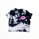 FIREHOUSE T-SHIRT - BLACK/WHITE TIE DYE/KISS