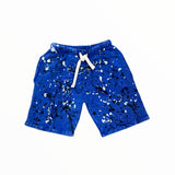 CALIFORNIAN VINTAGE SHORTS - ROYAL BLUE/ SPLATTER