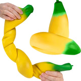 M2B EASY SQWEEZY GIANT STRETCHY BANANA SQUISHY - SLOW RISE