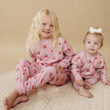 GIRL JOGGER SET - CHERRY BLUSH