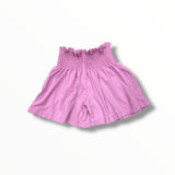 T2LOVE SMOCKING SHORT - PALE PINK