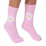 LIVING ROYAL CREW SOCKS - DAISY