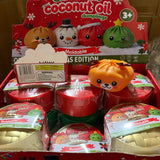 MEANT 2 BE BRAND 4 INCH MYSTERY SQUISHY DUMPLING - CHRISTMAS CRUNCH AND COCONUT OIL