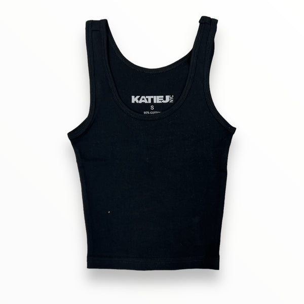 KATIE J EMMY TANK - BLACK