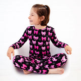 BAMBOO 2 PC PAJAMA SET - BEWITCHED BOWS