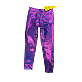 DORI LAME LEGGING - ROYAL FUSCHIA