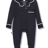 PAPER CAPE CLASSIC PAJAMA FOOTIE - NAVY