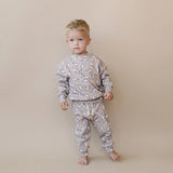 BOY JOGGER SET - LATTE BOLTS