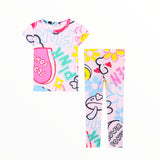 BILLIE BLUSH LEGGING - FLOWER POWER