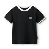 NUNUNU TENNIS  T-SHIRT - BLACK