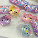 HELLO KITTY SQUISHY TOY - ASSORTED COLORS (PRE ORDER SHIPPING FIRST WEEK OF JUNE)