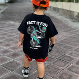 FAST IS FUN T-SHIRT - BLACK