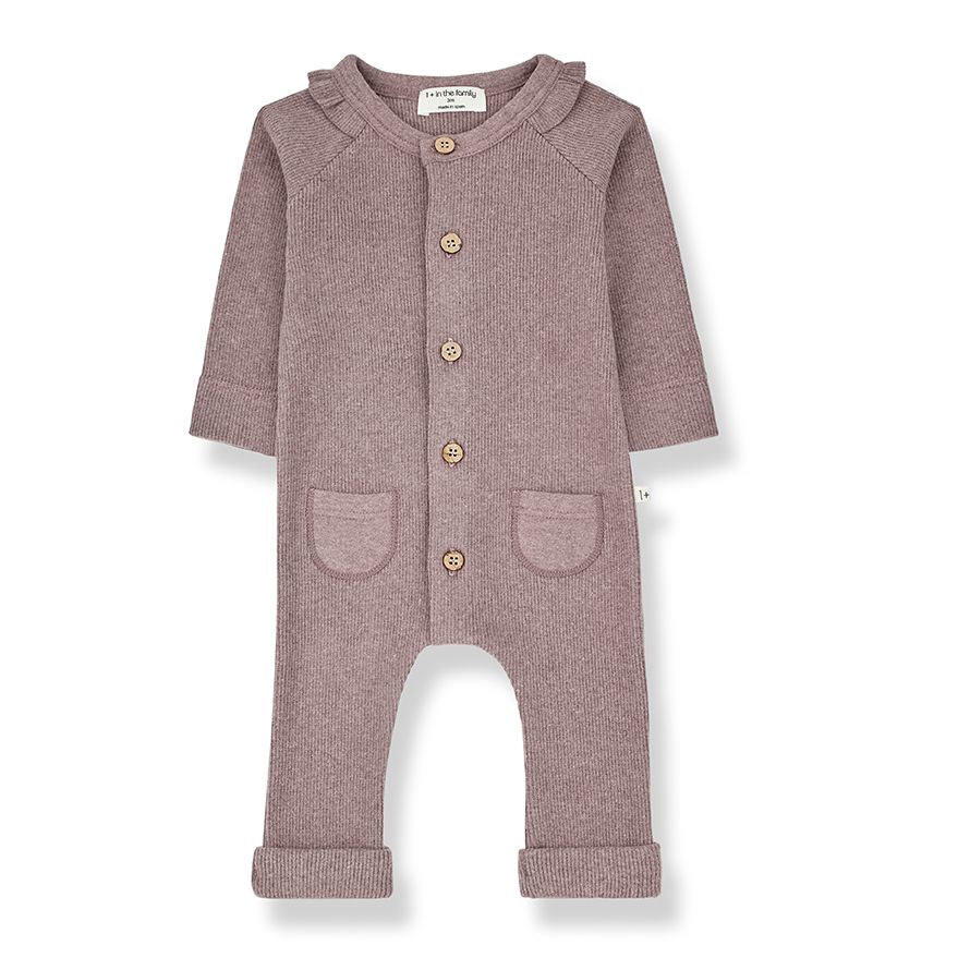 Baby Girl Brown Romper