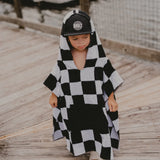 CHECKER PONCHO TOWEL