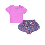 KATIE J FARRAH SHORT - SAIL BOAT FLORAL