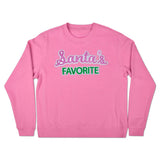 ISCREAM SANTA'S FAVORITE SWEATSHIRT - PINK